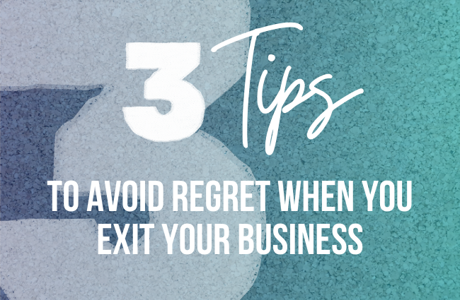 3 tips to avoid regret